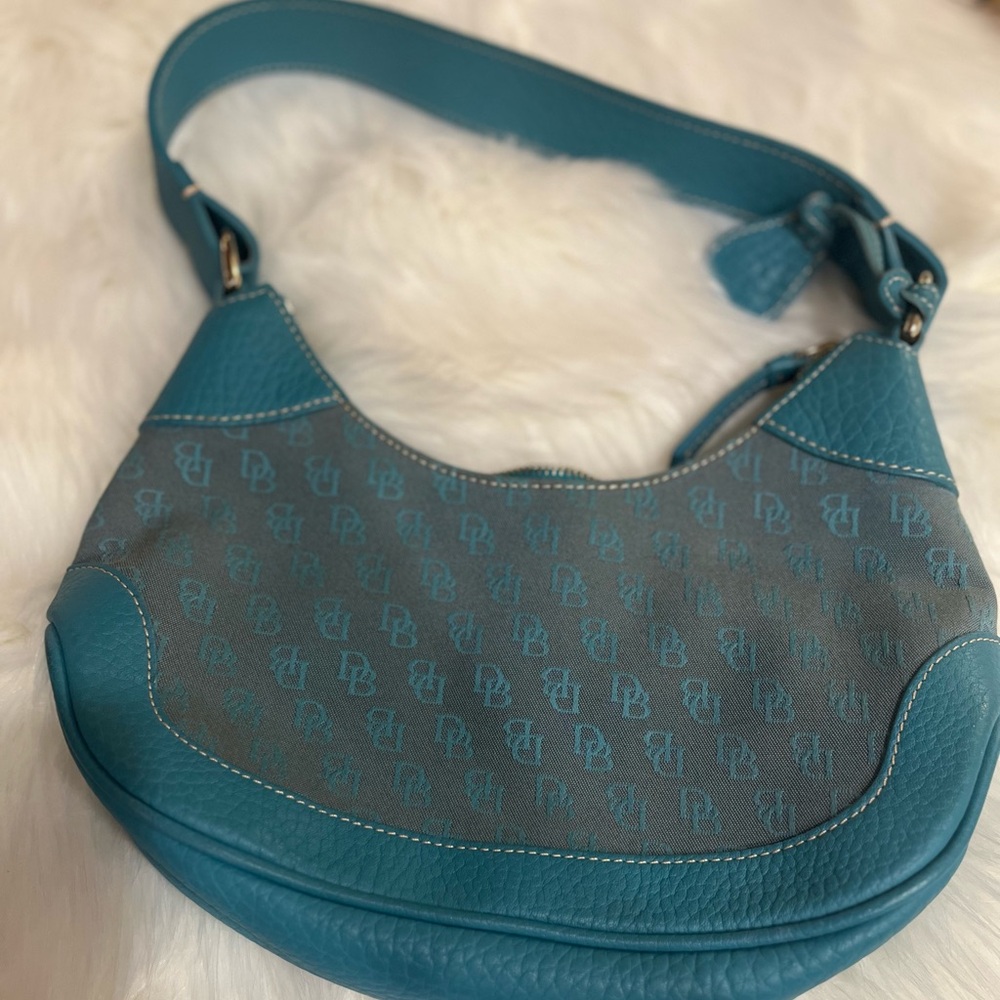 Dooney & Bourke Teal Hobo Bag Y2K